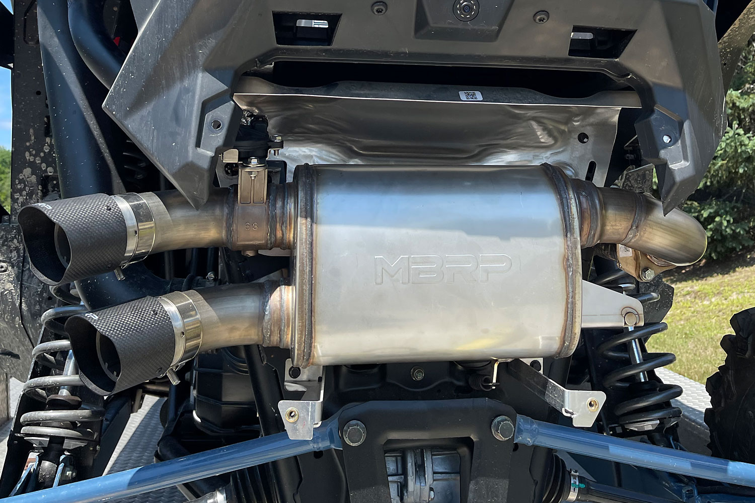 MBRP 2.5Inch SlipOn Active Exhaust Dirt Trax Online