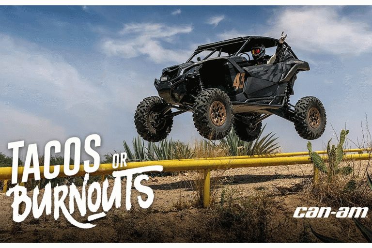 Can-Am ‘Gymkhana TEN’ Behind the Scenes: Tacos or Burnouts!